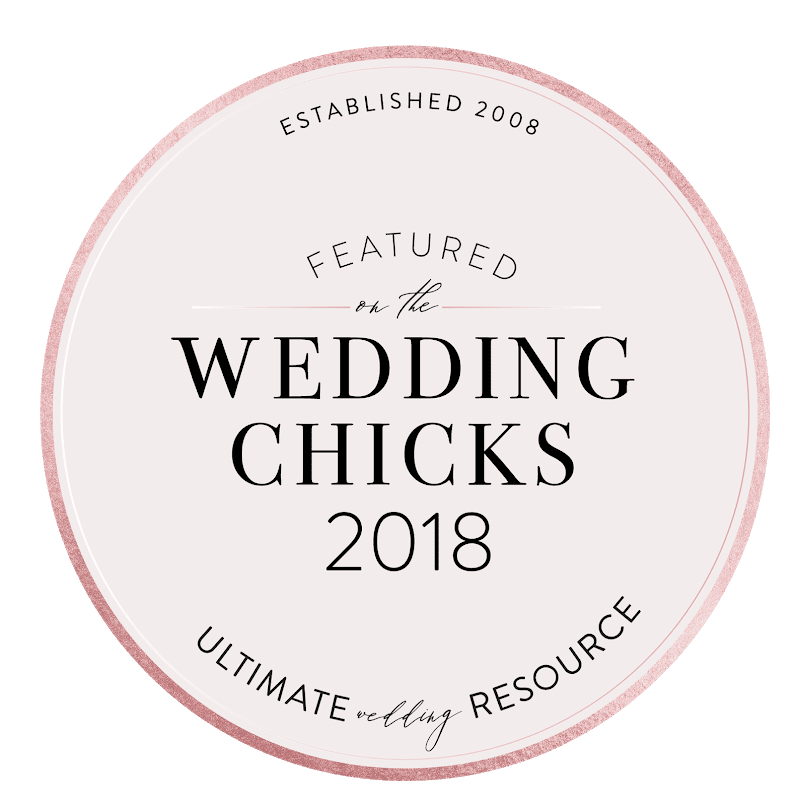 Wedding Chicks 2018 feature badge.