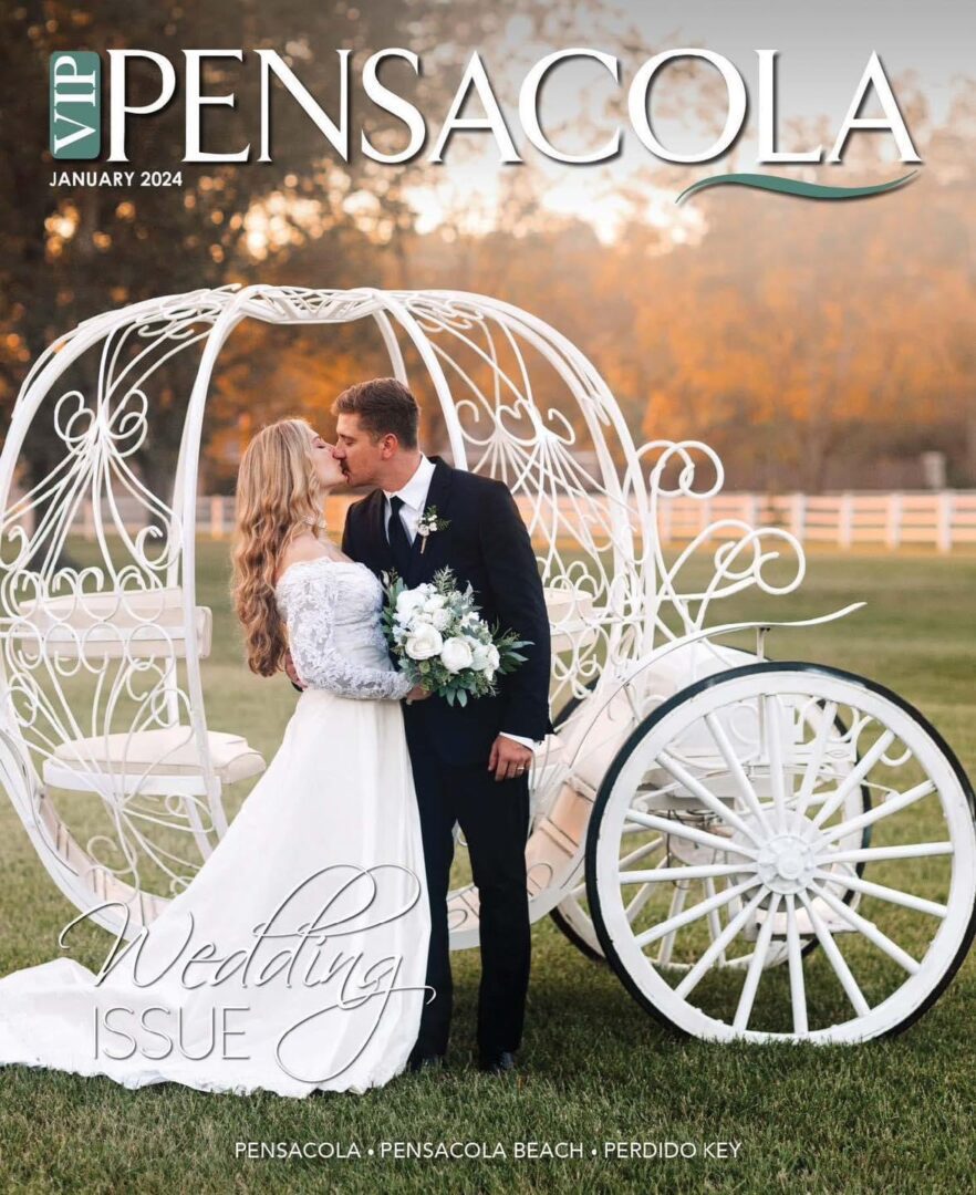 Pensacola VIP wedding magazine cover.