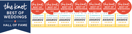 The Knot Best of Weddings Hall of Fame.
