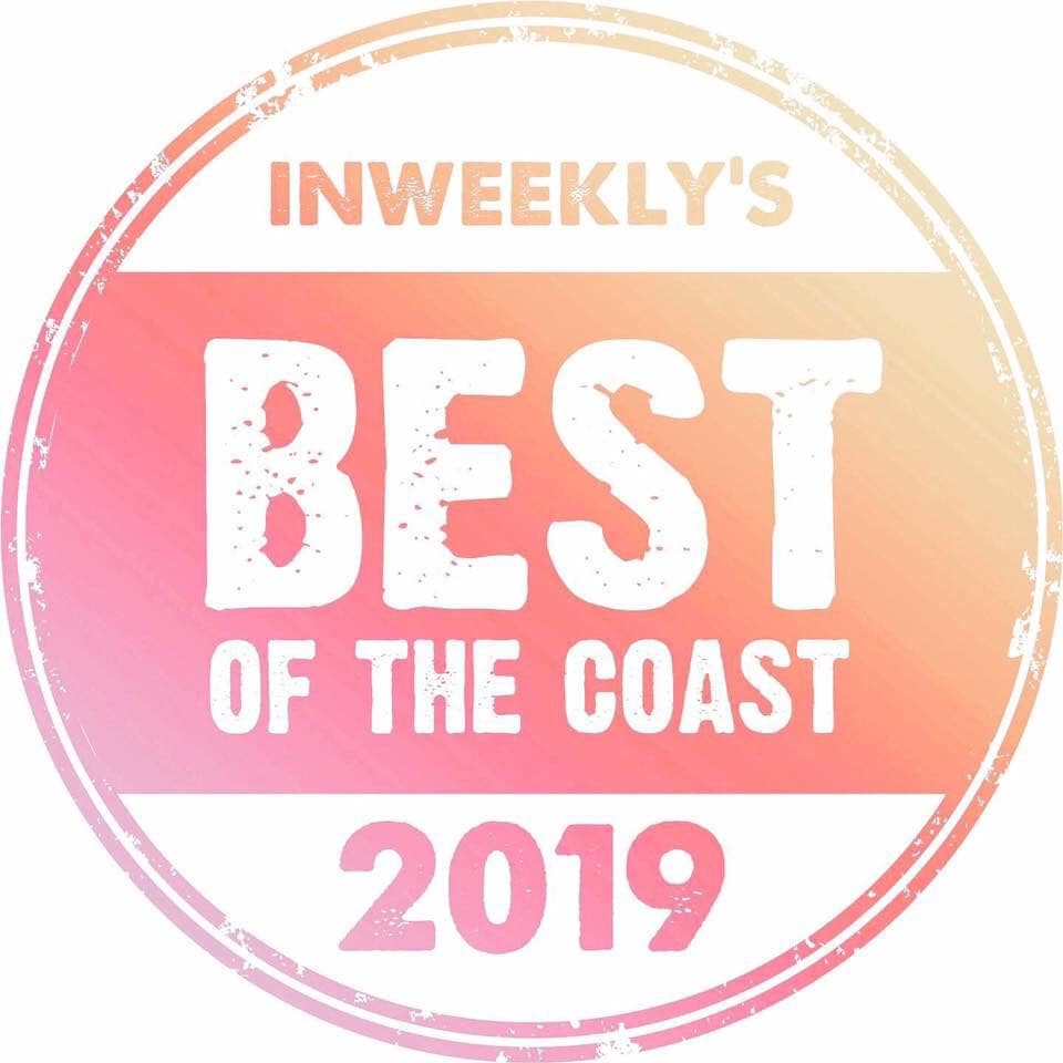 2019 InWeekly's Best of the Coast award.
